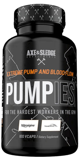 Axe & Sledge Pumpies Insane Pumps 100 Veggie Caps|Lowcostvitamin.com|Muscle Pumps