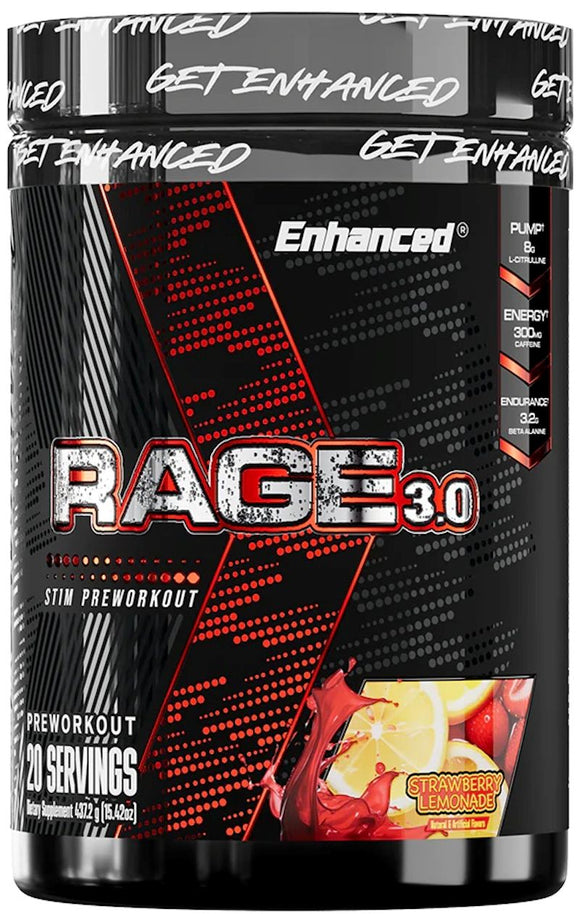 Enhanced Labs Rage 3.0 Pre-Workout|Lowcostvitamin.com|Pre-Workout