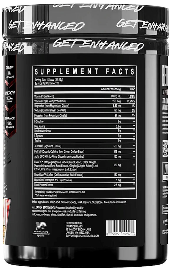 Enhanced Labs Rage 3.0 Pre-Workout|Lowcostvitamin.com|Pre-Workout