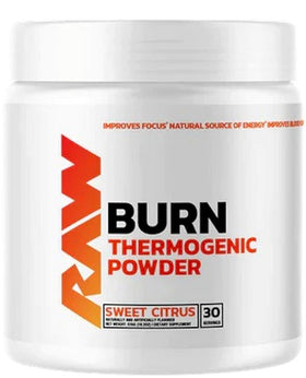 Raw Nutrition Burn Thermogenic Powder 30 Servings|Lowcostvitamin.com|Fat Burner