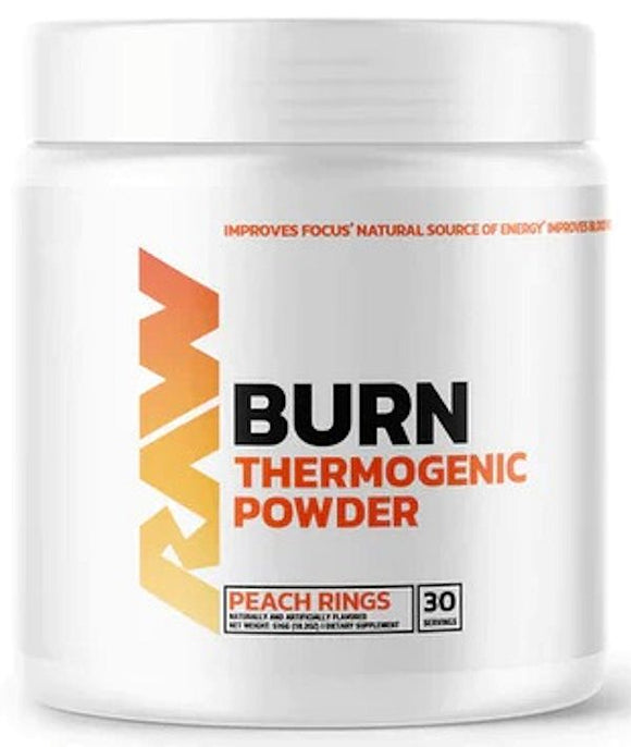 Raw Nutrition Burn Thermogenic Powder 30 Servings|Lowcostvitamin.com|Fat Burner