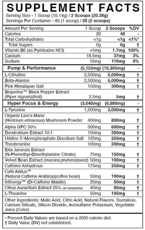BlackMarket Labs Rule Pre Workout|Lowcostvitamin.com|BCAA
