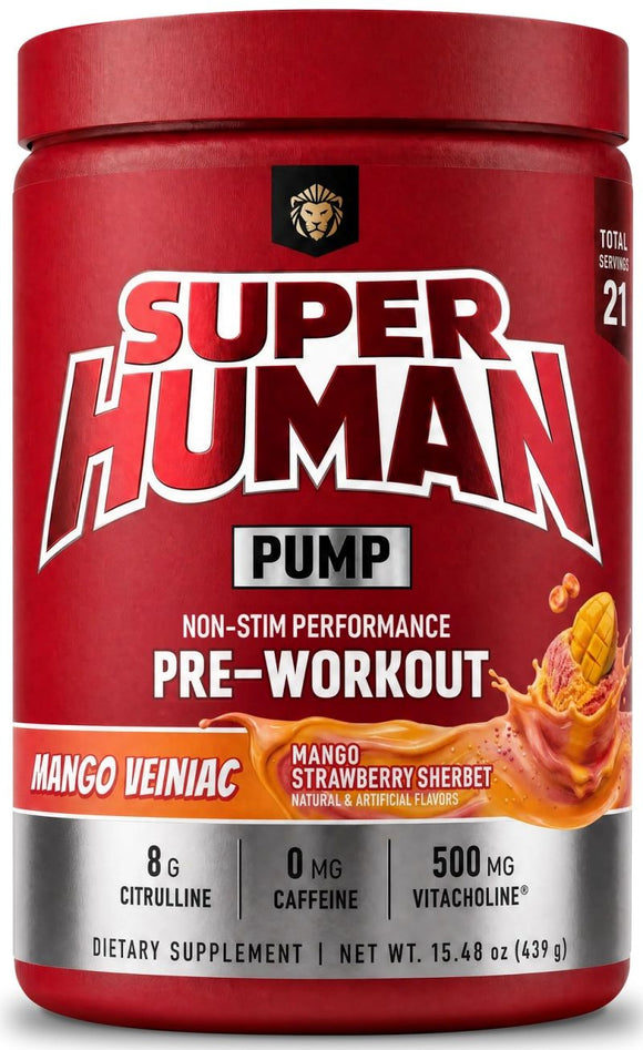 Alpha Lion SuperHuman Pump Non-Stim Pre-Workout