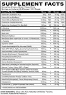 Panda Supps X Black Magic Sinister Savage Pre Workout 40 servings|Lowcostvitamin.com|Pre-Workout