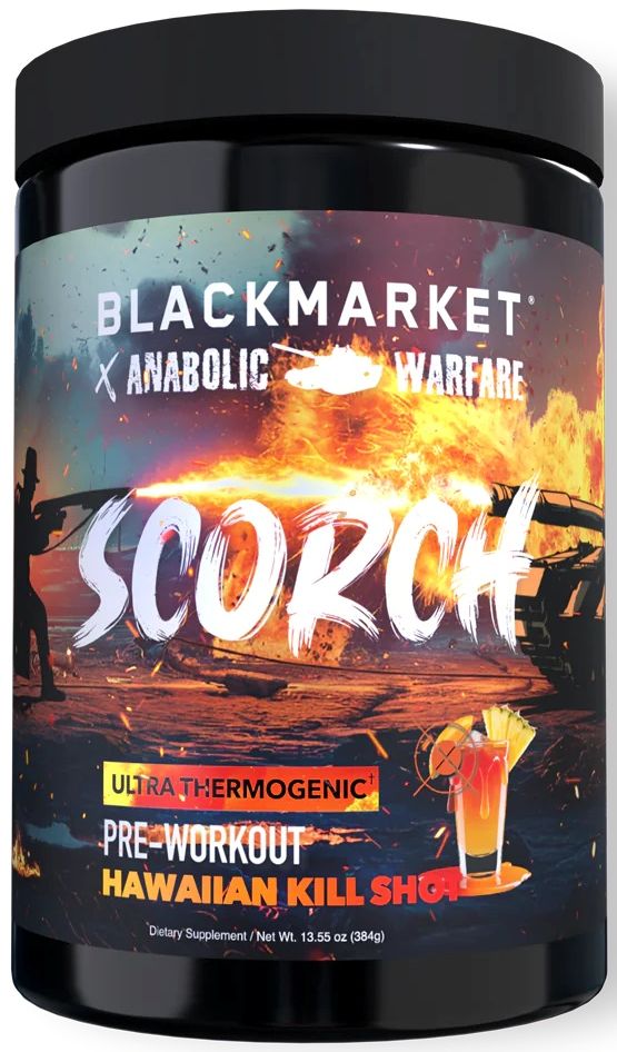 BlackMarket x Anabolic Warfare SCORCH|Lowcostvitamin.com|Pre-Workout