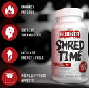 5% Nutrition Shred Time Thermogenic Fat Burner 180 Caps-2