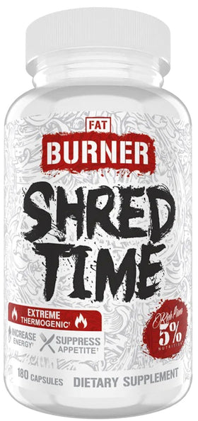 5% Nutrition Shred Time Thermogenic Fat Burner 180 Caps