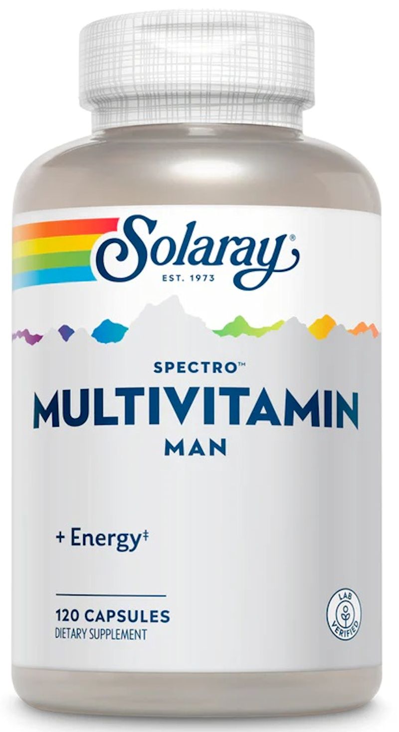 Solaray Spectro Multivitamin Man 120 Capsules