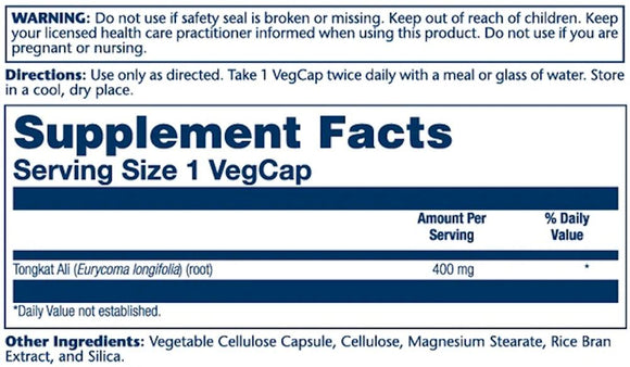 Solaray Tongkat Ali|Lowcostvitamin.com|Test Booster