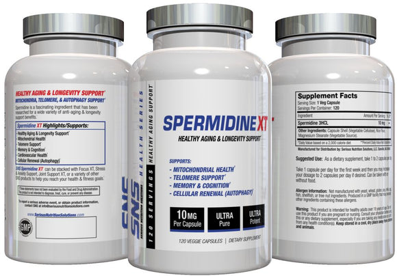 Serious Nutrition Solution SNS Spermidine XT|Lowcostvitamin.com|Anti-Aging