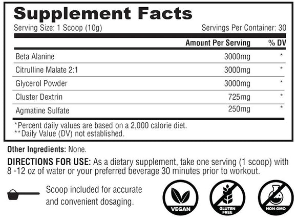 Metabolic Nutrition Stim Free Pump Pre-Workout|Lowcostvitamin.com|Muscle Pumps