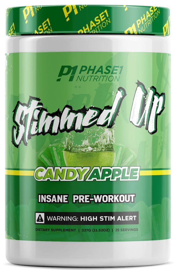 Phase 1 Nutrition Stimmed Up pre-workout candy apple