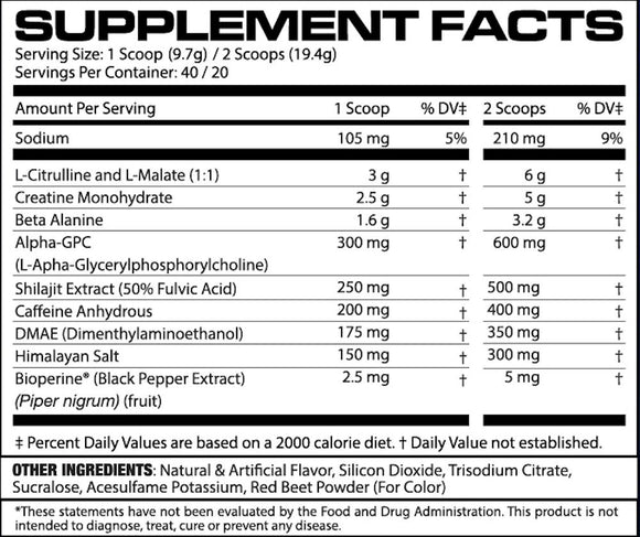 MHP STRONG AF Pre-Workout|Lowcostvitamin.com|Pre-Workout