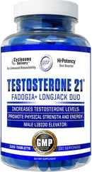 Hi-Tech Pharmaceuticals Testosterone 21 120 Tablets|Lowcostvitamin.com|Test Booster