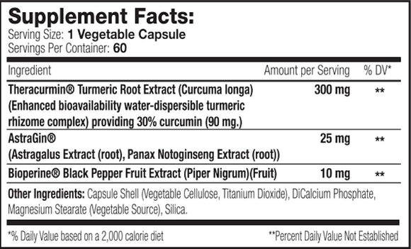 SNS Serious Nutrition Solutions Theracurmin XT - 60 Capsules|Lowcostvitamin.com|Joint Support