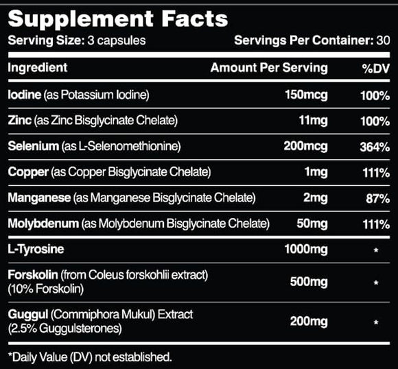 Leviathan Thyroid Support 90 Caps|Lowcostvitamin.com|Health