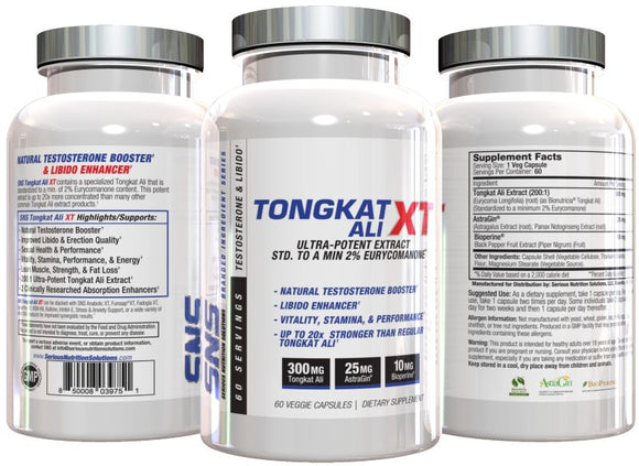 Serious Nutrition Solution SNS Tongkat Ali XT|Lowcostvitamin.com|Test Booster