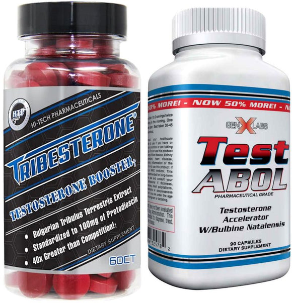 Hi-Tech Pharmaceuticals Tribesterone | Tribulus | Muscle Builder Free Test Booster