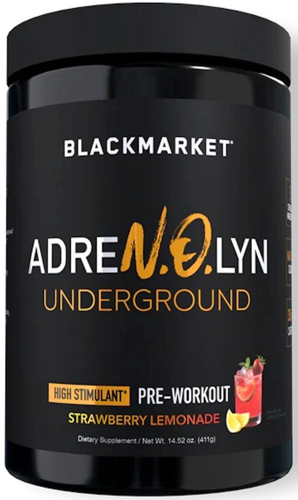 BlackMarket Labs AdreNOlyn Underground 25 servings|Lowcostvitamin.com|Muscle Pumps