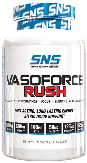 Serious Nutrition Solution Vasoforce 100 Caps|Lowcostvitamin.com|GlycerPump