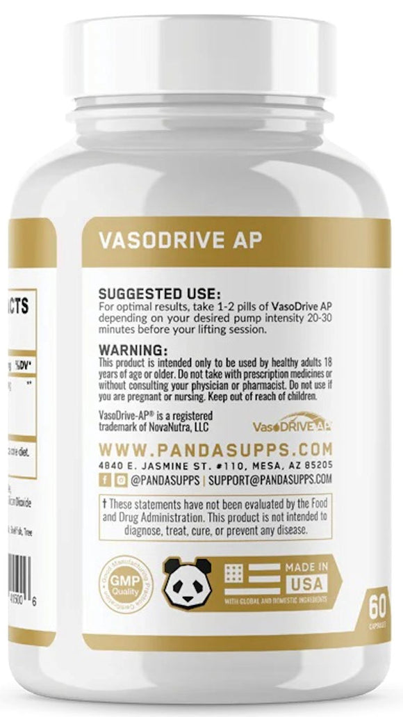 Panda Supps VasoDrive AP|Lowcostvitamin.com|Muscle Pumps