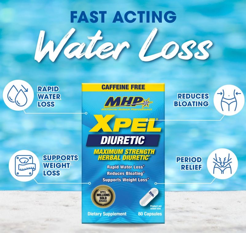 MHP Xpel Caffeine Free is a herbal diuretic banner