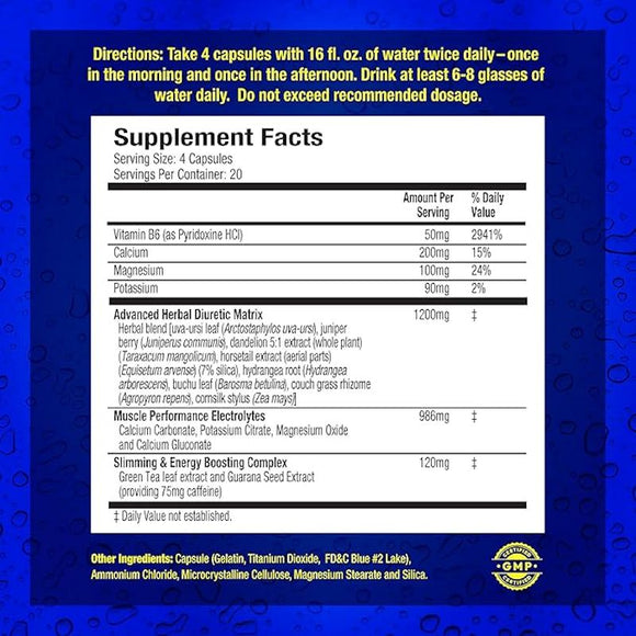 MHP Xpel Diuretic 80 caps