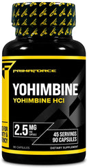 PrimaForce Yohimbine HCl 2.5 mg 90 capsules|Lowcostvitamin.com|Lean Muscle