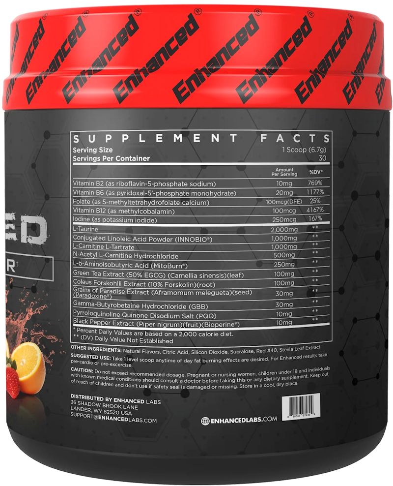 Enhanced Labs All Day Shred Fat Burner Pre-Workout|Lowcostvitamin.com