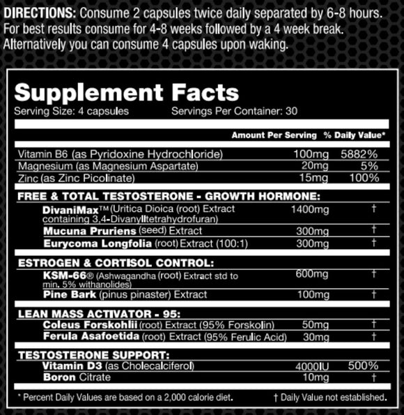 Performax Labs AlphaMax 120 Caps|Lowcostvitamin.com|Test Booster