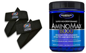Gaspari Nutrition AminoMax 8000 325 tabs. w/ FREE Lifting Straps