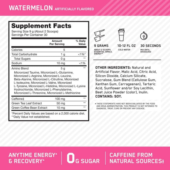 Optimum Nutrition Amino Energy