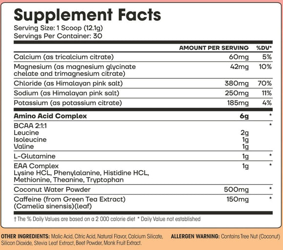 MHP Fit & Lean, Amino Hydration + Energy 30 Servings