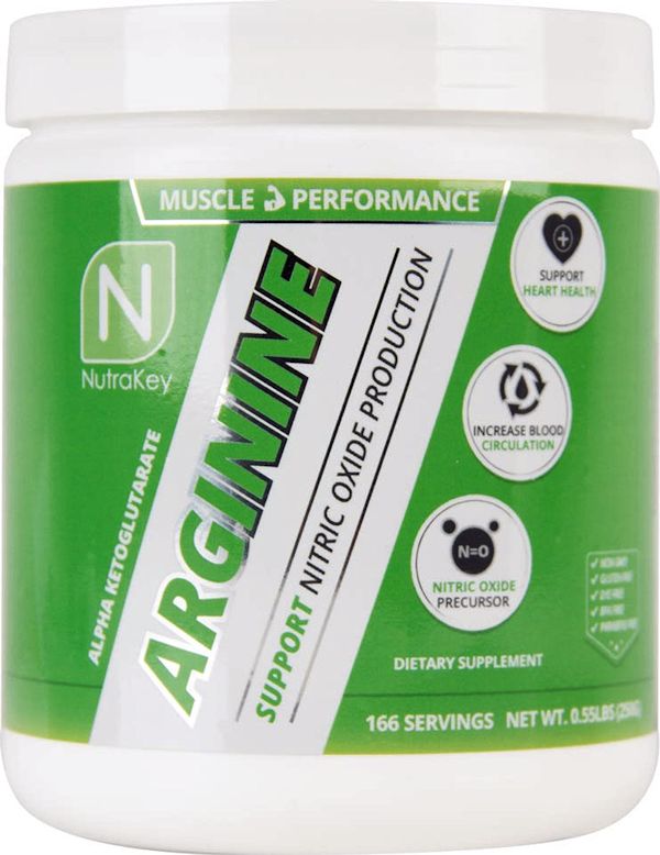 NutraKey Arginine 166 servings 250gms|Lowcostvitamin.com