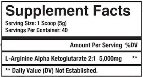 Axe & Sledge Arginine 40 Servings|Lowcostvitamin.com|Pre-Workout