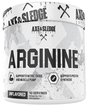Axe & Sledge Arginine 40 Servings|Lowcostvitamin.com|Pre-Workout