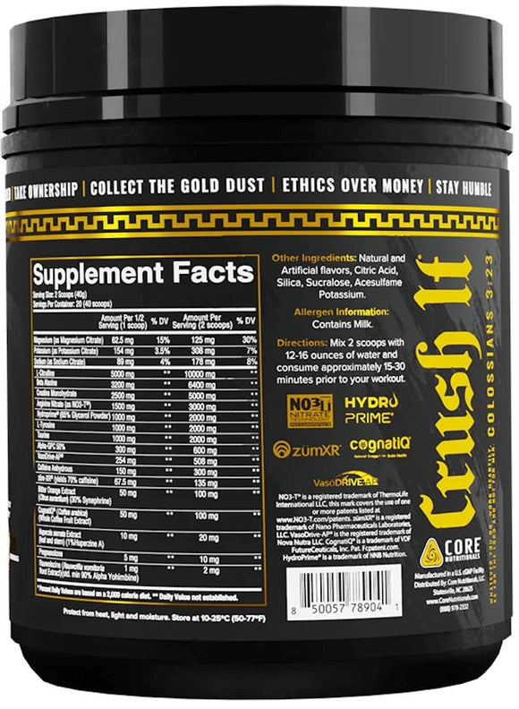 Core Nutritional Ascension Elite Pre Workout|Lowcostvitamin.com|pre workout