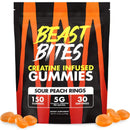 Beast Bites Creatine Infused Gummies 150 Gummies|Lowcostvitamin.com|Creatine