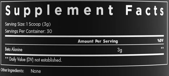 Enhanced Labs Beta Alanine Powder 30 Servings|Lowcostvitamin.com|Beta-alanine