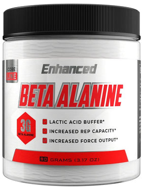 Enhanced Labs Beta Alanine Powder 30 Servings|Lowcostvitamin.com|Beta-alanine
