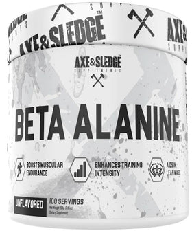 Axe & Sledge Beta-Alanine 100 Servings|Lowcostvitamin.com|Pre-Workout