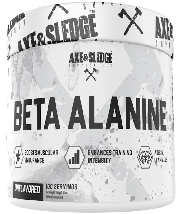 Axe & Sledge Beta-Alanine 100 Servings|Lowcostvitamin.com|Pre-Workout