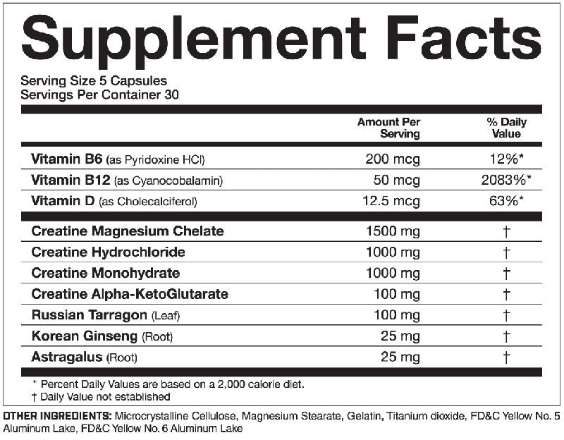 Magnum Nutraceuticals Big C with 4 creatine 150 CapsulesLowcostvitamin.com
