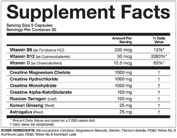 Magnum Nutraceuticals Big C with 4 creatine 150 Capsules|Lowcostvitamin.com|Pre-Workout