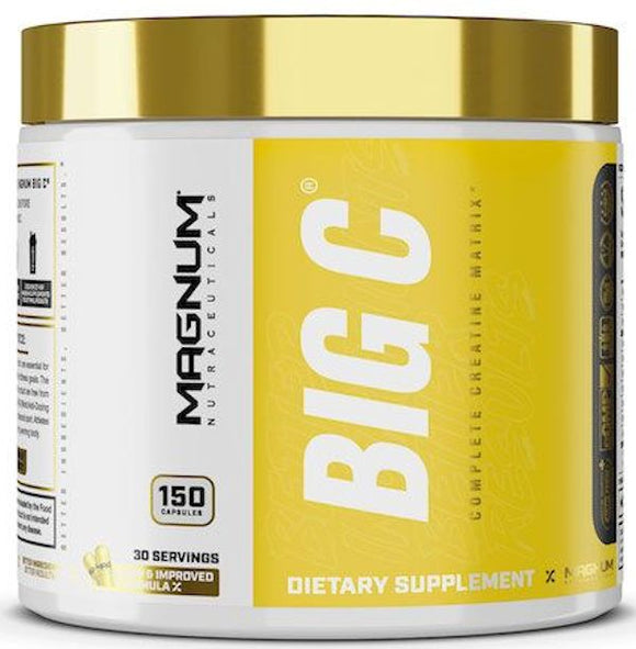 Magnum Nutraceuticals Big C with 4 creatine 150 Capsules|Lowcostvitamin.com|Pre-Workout