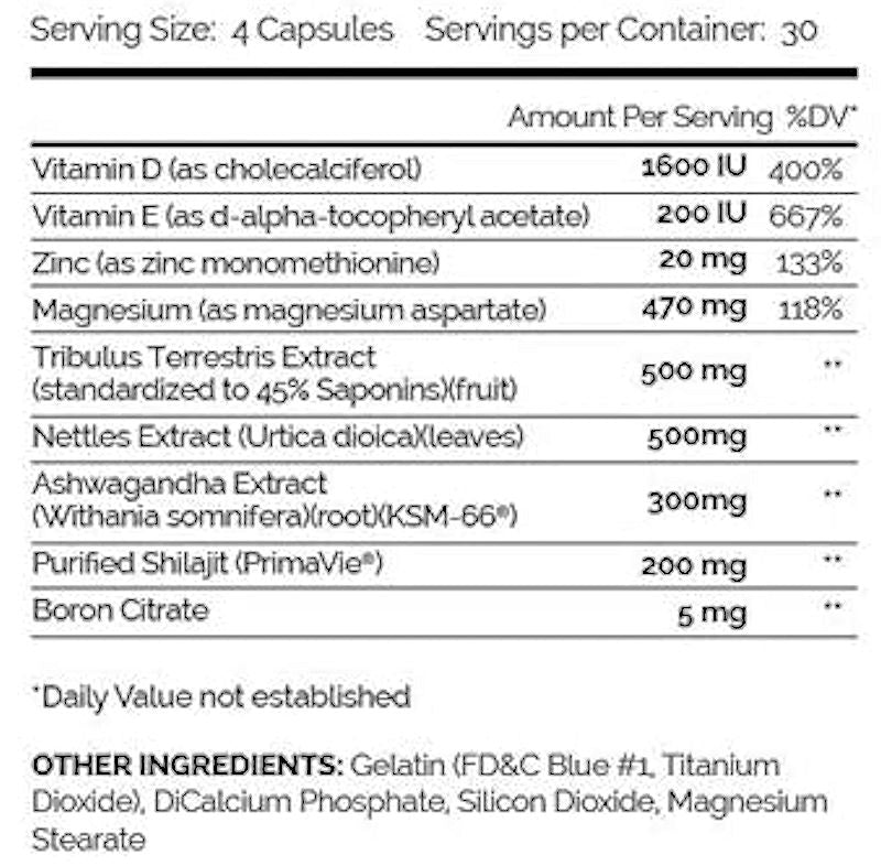 Enhanced Labs Blue Ox Test Booster 150 Caps|Lowcostvitamin.com