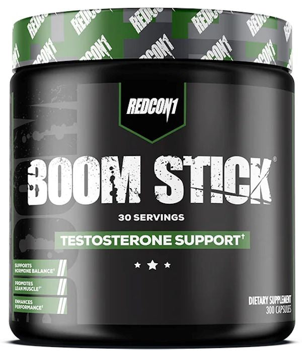 Redcon1 Boom Stick Testosterone Support 300 Capsules|Lowcostvitamin.com
