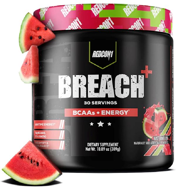 RedCon1 Breach BCAA w/ Energy 30 servings water