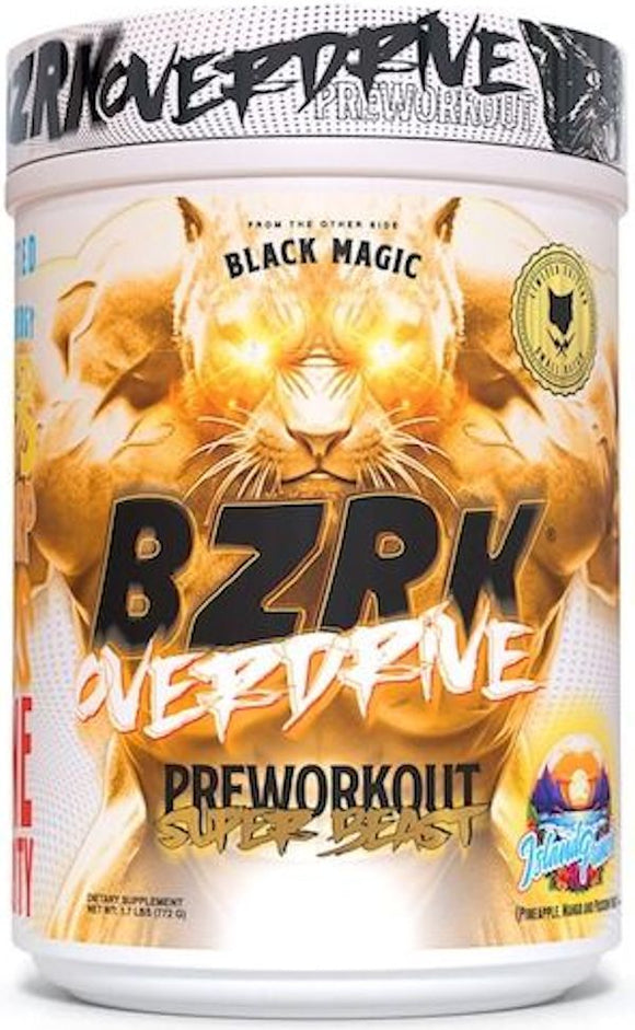Black Magic BZRK Overdrive High Stim 40/20 Servings|Lowcostvitamin.com|Pre-Workout