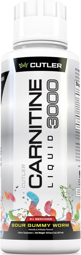 Cutler Nutrition Liquid Carnitine 3000, 3 Forms of Carnitine|Lowcostvitamin.com|Fat Burner